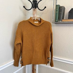 Madewell dark mustard sweater